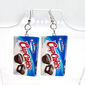 Hostess Cupcakes Earrings - Nostalgia Earrings - Y2K Earrings - Teacher Earrings